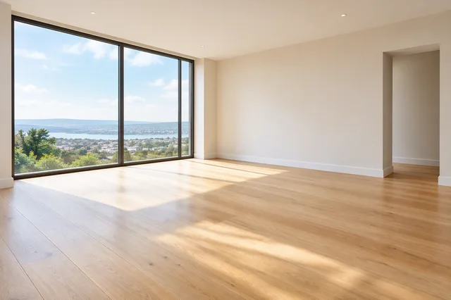 Empty room: Every piece of furniture, cleared out.